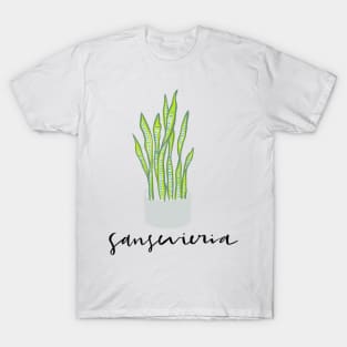 Sansevieria (aka snake plant) T-Shirt